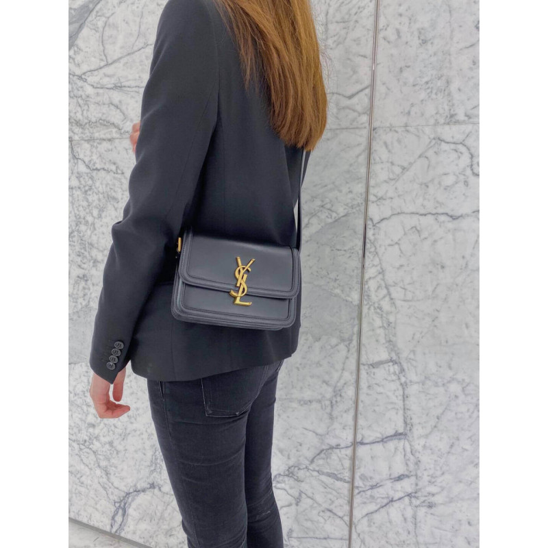 Wholesale Luxury Saint Laurent Ysl Solferino Small Satchel In Box Leather 634306 - Image 3