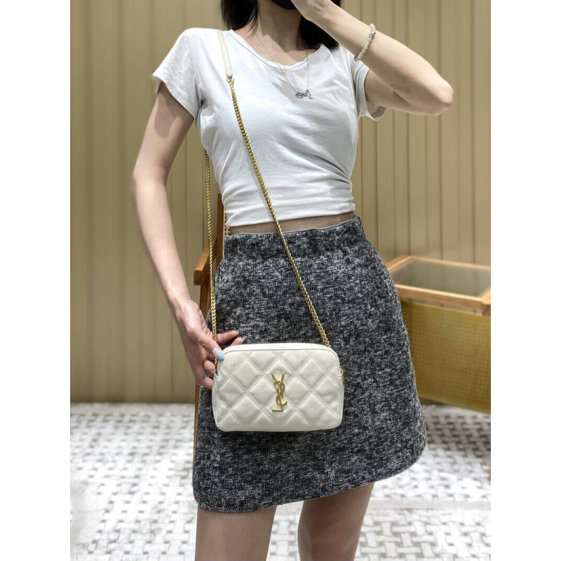 Wholesale Luxury Ysl Saint Laurent Becky Clutch Bag 608941 - Image 4