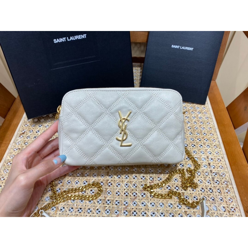 Wholesale Luxury Ysl Saint Laurent Becky Clutch Bag 608941 - Image 7