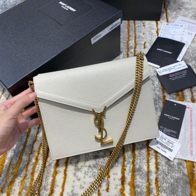Alternative view of Wholesale Luxury Ysl Saint Laurent Cassandra Monogram Clasp Bag In Grain Leather 532750