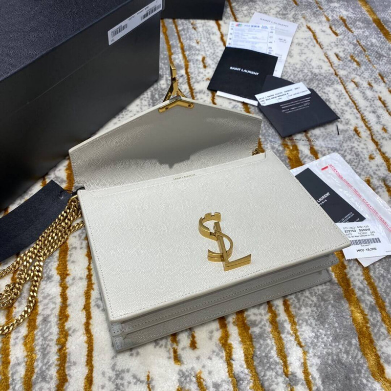 Wholesale Luxury Ysl Saint Laurent Cassandra Monogram Clasp Bag In Grain Leather 532750 - Image 8