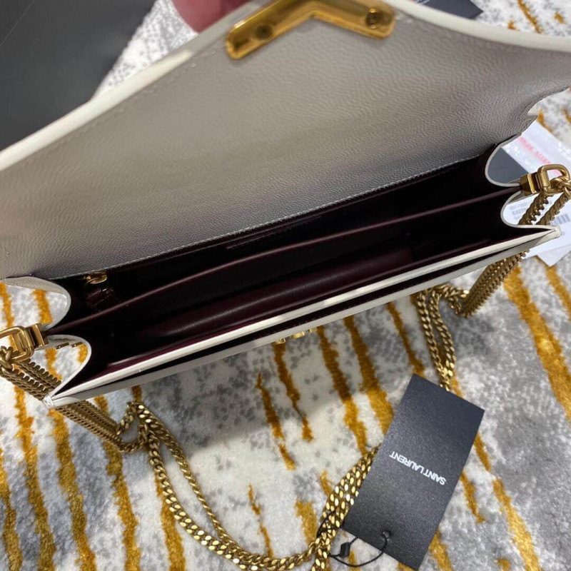 Wholesale Luxury Ysl Saint Laurent Cassandra Monogram Clasp Bag In Grain Leather 532750 - Image 10