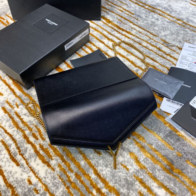 Wholesale Luxury Ysl Saint Laurent Cassandra Wallet On Chain In Grain Leather 582334 - Image 12