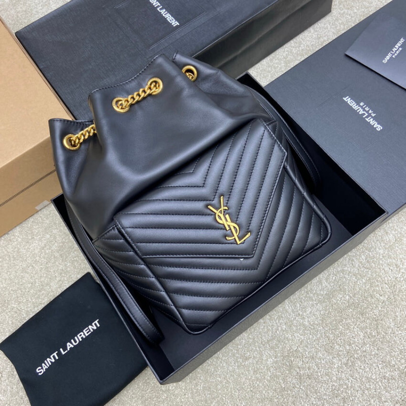 Wholesale Luxury Ysl Saint Laurent Joe Backpack 672609 In Black Lambskin - Image 12
