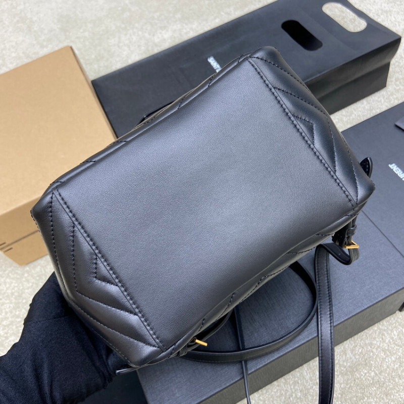 Wholesale Luxury Ysl Saint Laurent Joe Backpack 672609 In Black Lambskin - Image 14