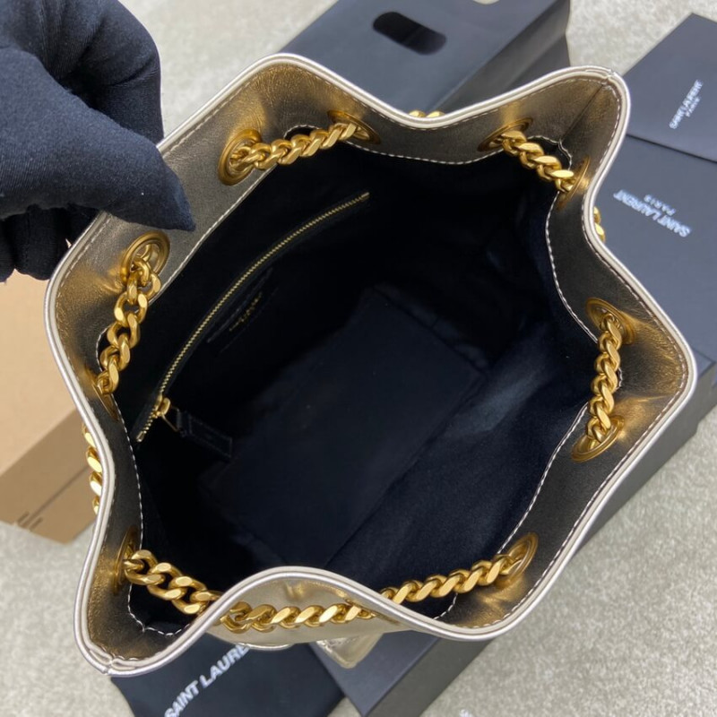 Wholesale Luxury Ysl Saint Laurent Joe Backpack 672609 In Champagne Gold Lambskin - Image 14