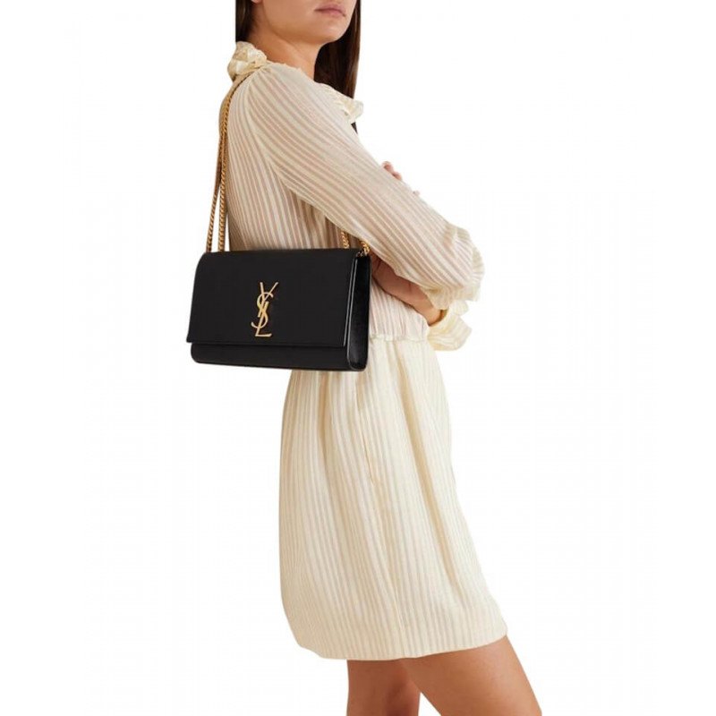 Wholesale Luxury Ysl Saint Laurent Kate Medium With Tassel In Grain De Poudre Leather 354119 Black - Image 2