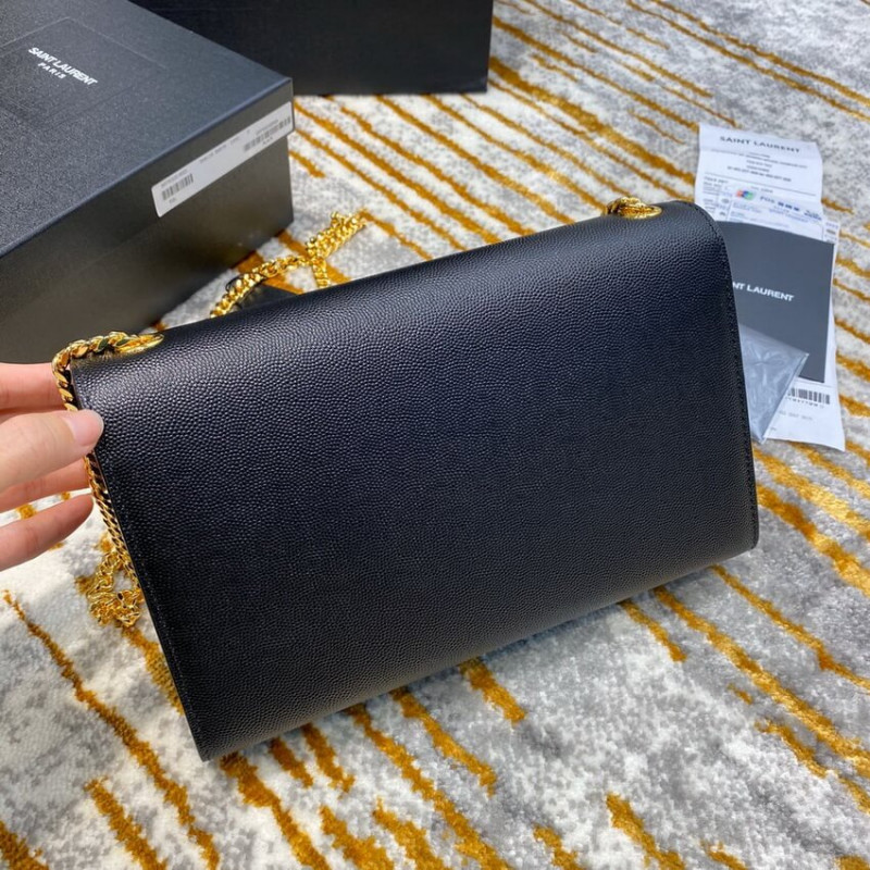 Wholesale Luxury Ysl Saint Laurent Kate Medium With Tassel In Grain De Poudre Leather 354119 Black - Image 4