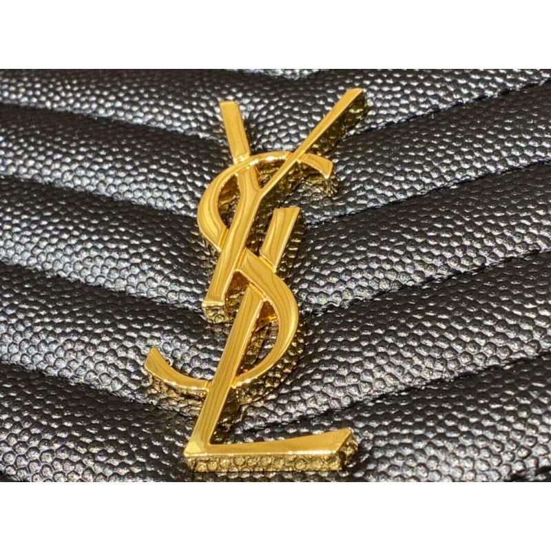 Wholesale Luxury Ysl Saint Laurent Lou Mini Camera Bag 585040 In Grain Leather Black - Image 14