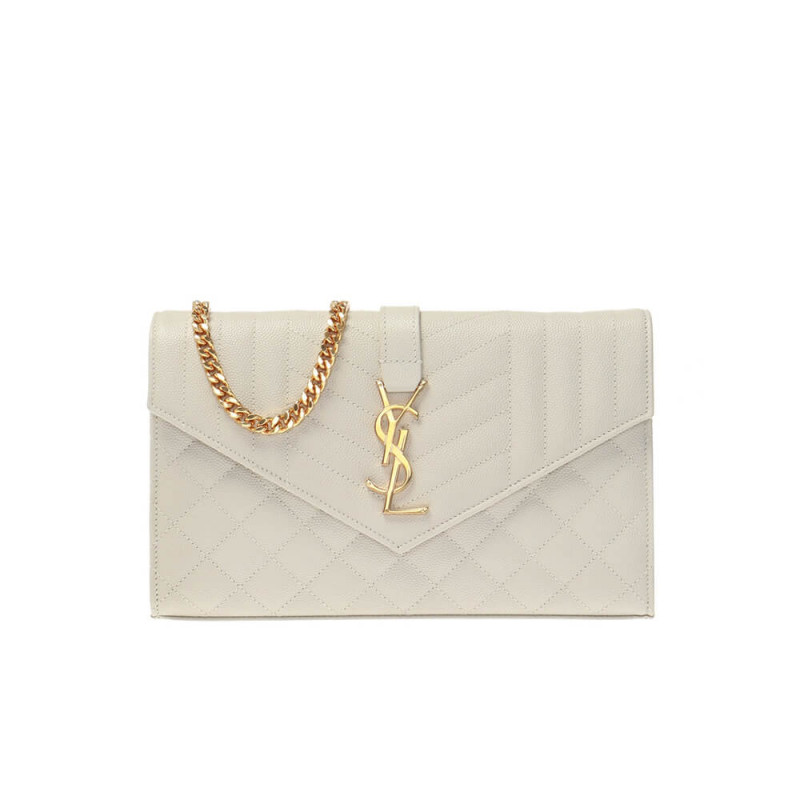 Wholesale Luxury Ysl Saint Laurent Monogram Chain Wallet In Mix Matelasse Grain Leather 620280