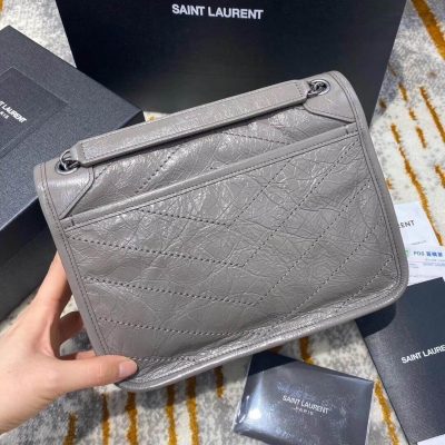 Alternative view of Wholesale Luxury Ysl Saint Laurent Niki Baby In Crinkled Vintage Leather 533037