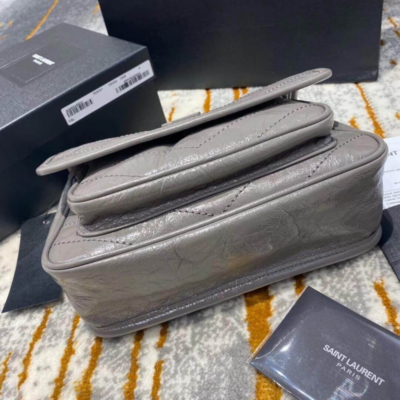Wholesale Luxury Ysl Saint Laurent Niki Baby In Crinkled Vintage Leather 533037 - Image 5