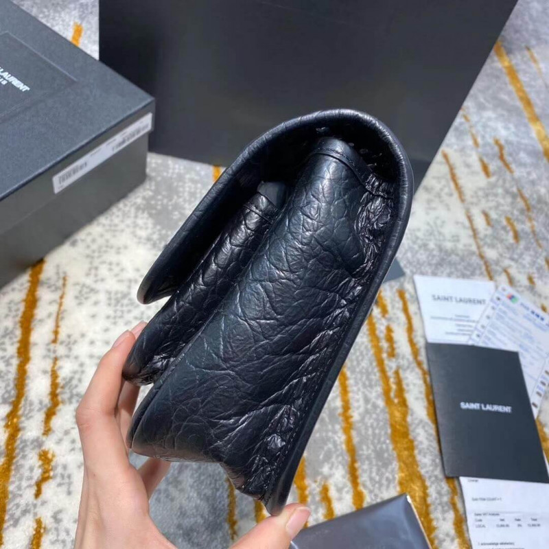 Wholesale Luxury Ysl Saint Laurent Niki Baby In Soft Crocodile-Embossed Leather 533037 - Image 3