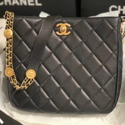 Wholesale Luxury Chanel Stock 22A As3400 Main Series Hobo Underarm Bag From Linda