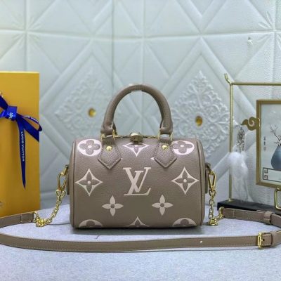 Wholesale Luxury Louis Vuitton Speedy Bandoulière 20 Bicolor Monogram Empreinte Leather M46575