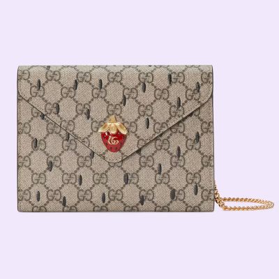 Wholesale Luxury Gucci Double G Strawberry Bag