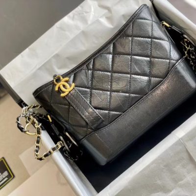Wholesale Luxury Chanel Gabrielle Small Hobo Bag A91810 Black