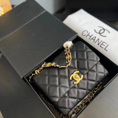 Wholesale Luxury Chanel Cf Mini Black 20Cm A69900
