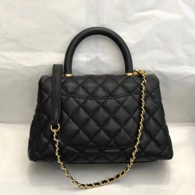Alternative view of Wholesale Luxury Chanel Coco Handle Black 24*14*10Cm A92990
