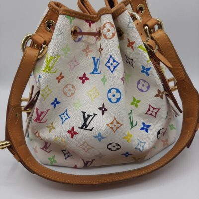 Alternative view of Wholesale Luxury Louis Vuitton Monogram Multi Color White Petit Noe Bag M42229