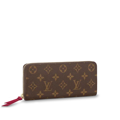 Wholesale Luxury Louis Vuitton Monogram Canvas Clémence Wallet M60742