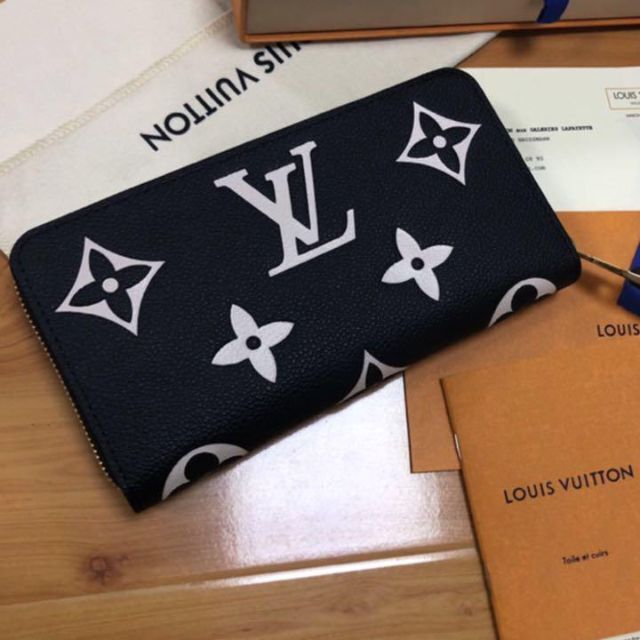 Wholesale Luxury Louis Vuitton Monogram Empreinte Leather Zippy Wallet M80481 - Image 4