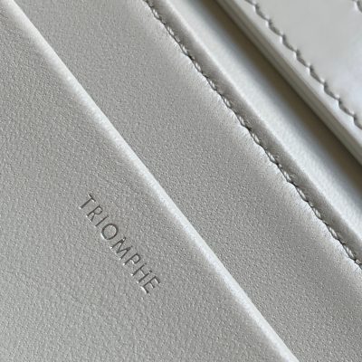 Alternative view of Wholesale Luxury Celine Trapeze Triomphe Bag In Shiny Calfskin White