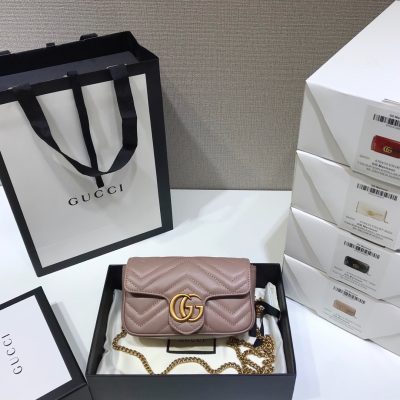 Alternative view of Wholesale Luxury Gucci Gg Marmont Matelasse Super Mini Bag Light Purple 476433