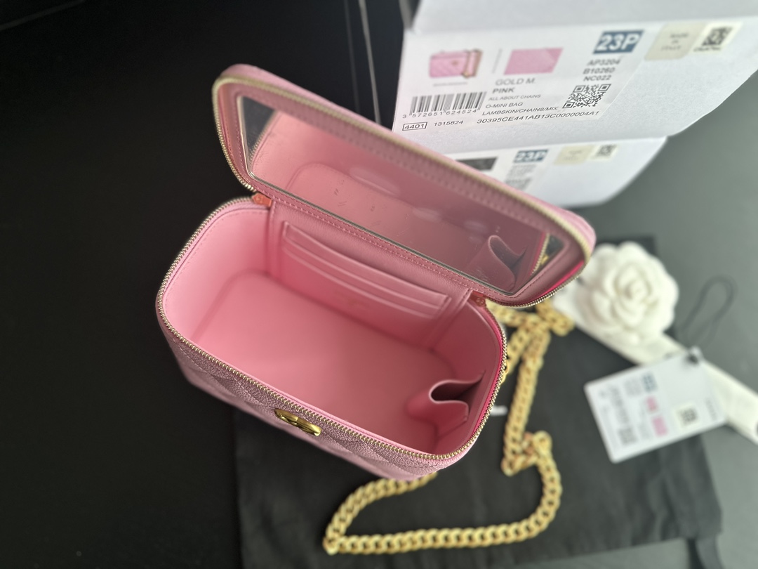 Wholesale Luxury Chanel Vanity Case Pink Ap3204 - Image 4