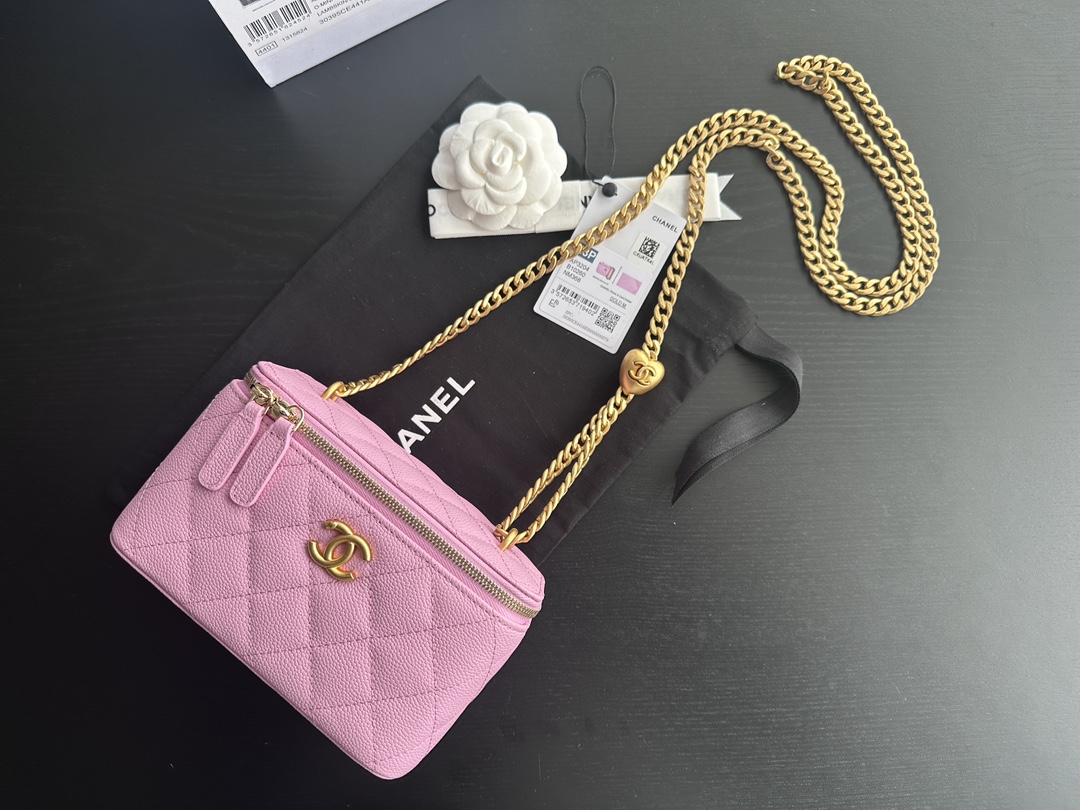 Wholesale Luxury Chanel Vanity Case Pink Ap3204 - Image 2