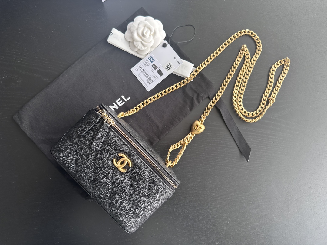 Wholesale Luxury Chanel Vanity Case Black Ap3204 - Image 9