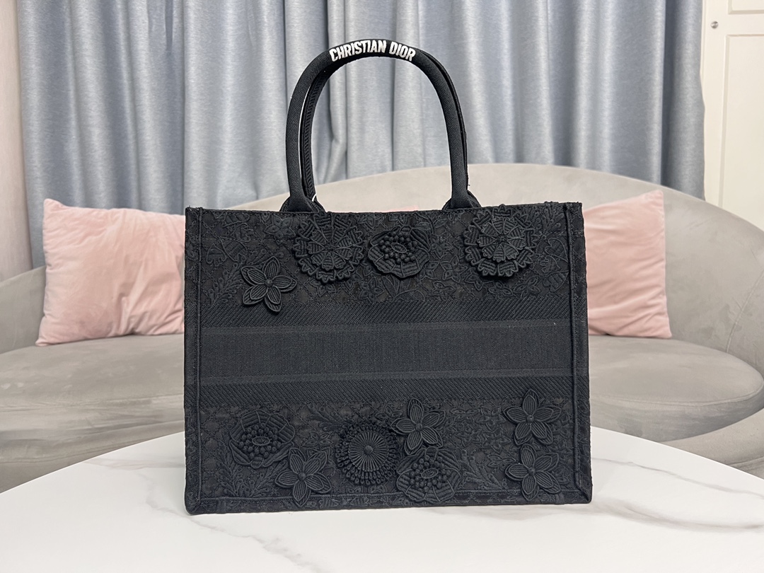 Wholesale Luxury Dior Book Tote Medium D-Lace Macrame M1296Zeax_M911 - Image 4
