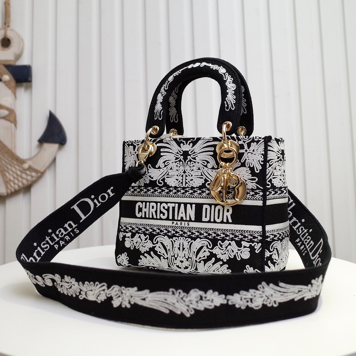 Wholesale Luxury Dior Medium Lady D-Lite Bag M0565Omdv_M993 - Image 6