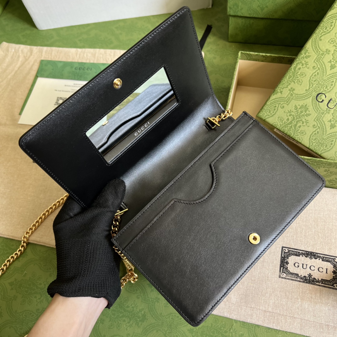 Wholesale Luxury Gucci Gg Matelasse Chain Wallet 723787 - Image 8