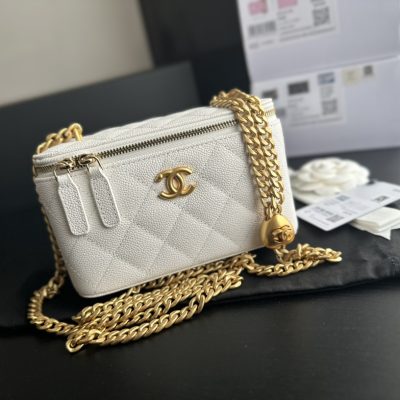 Wholesale Luxury Chanel Vanity Case White Ap3204