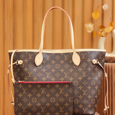 Wholesale Luxury Louis Vuitton Monogram Neverfull Red Pm/Mm/Gm M41177
