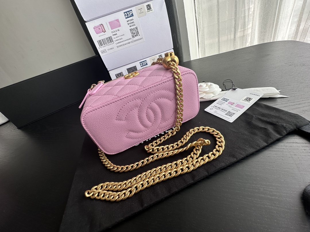 Wholesale Luxury Chanel Vanity Case Pink Ap3204 - Image 9