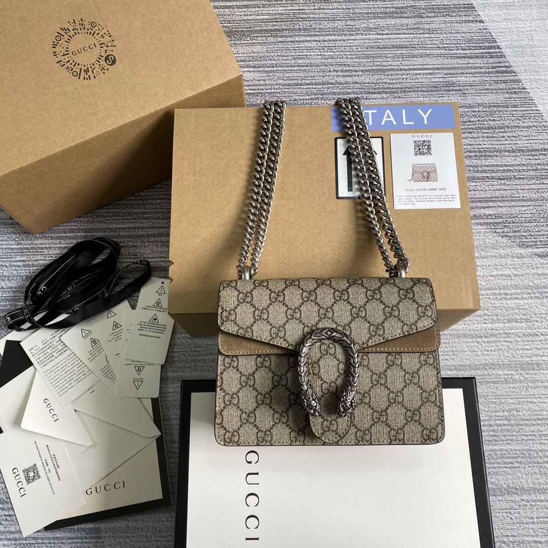 Wholesale Luxury Gucci Dionysus Gg Supreme Mini Bag 421970