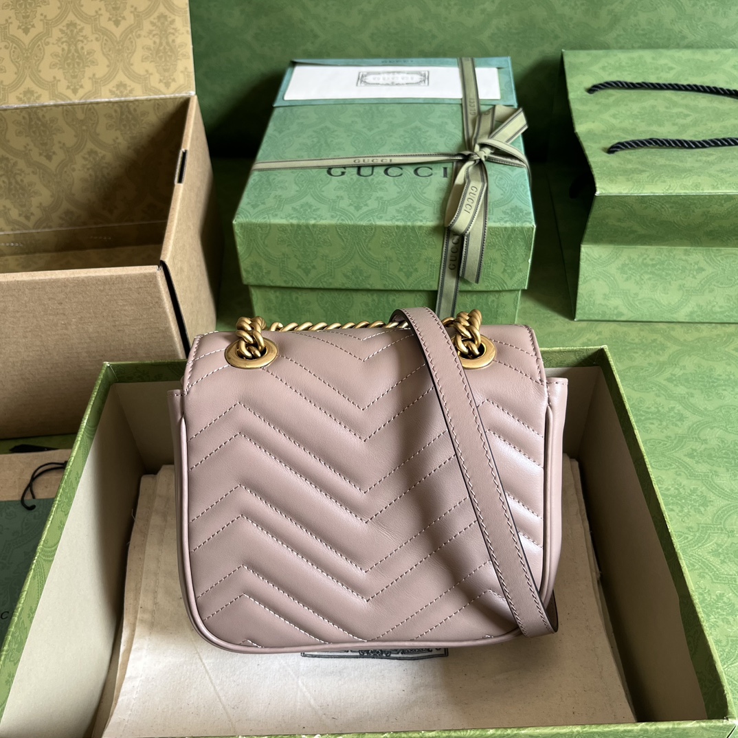 Wholesale Luxury Gucci Marmont Gg Pink 739682 - Image 5