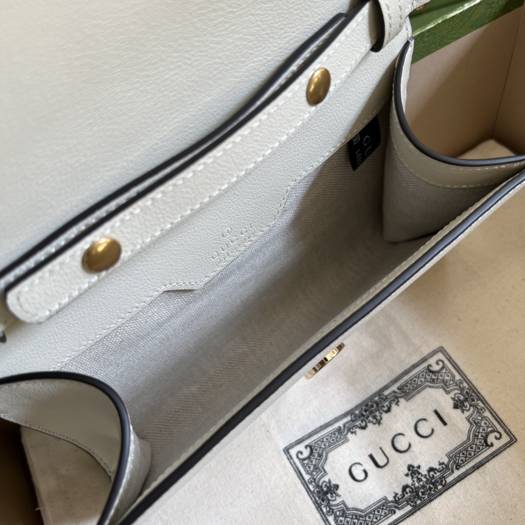 Wholesale Luxury Gucci Gg Small Top Handle Bag With Bamboo 675794 - Image 5
