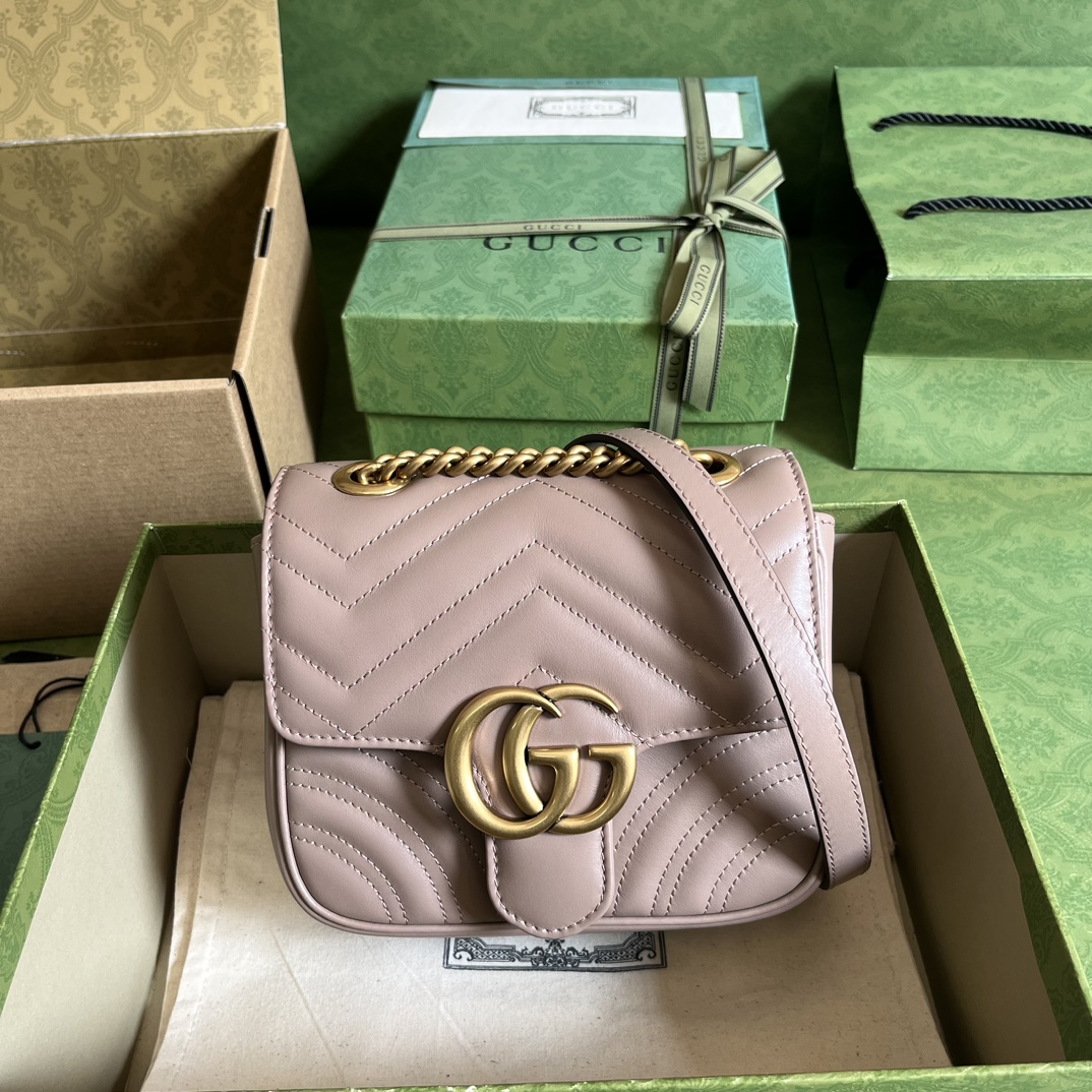 Wholesale Luxury Gucci Marmont Gg Pink 739682