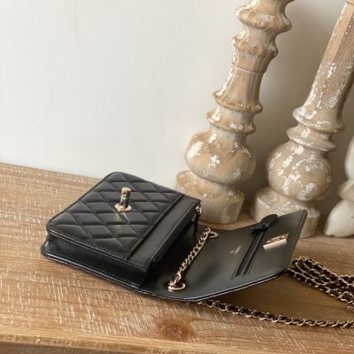 Alternative view of Wholesale Luxury Chanel Wallet On Chain Black Ap1450