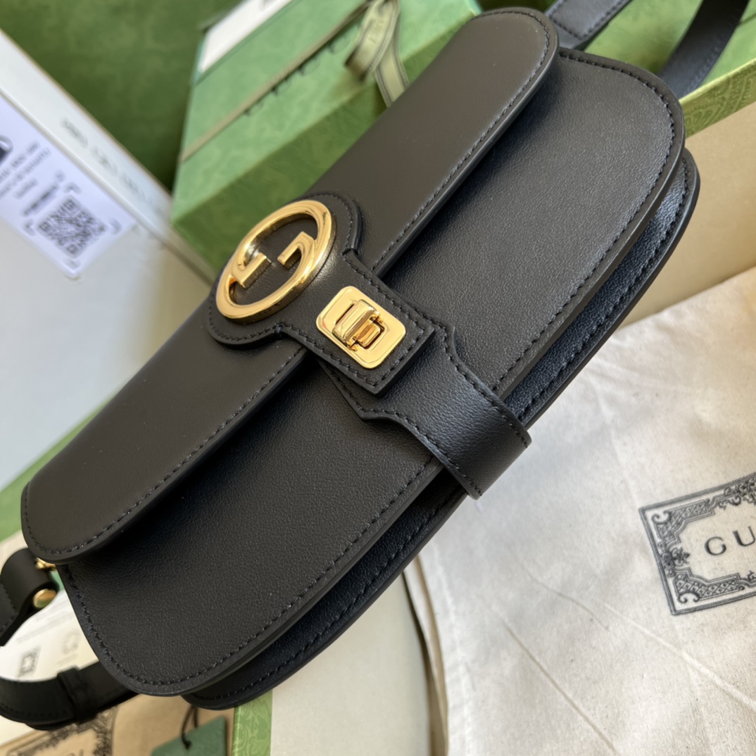 Wholesale Luxury Gucci Blondie Belt Bag Black 718154 - Image 7
