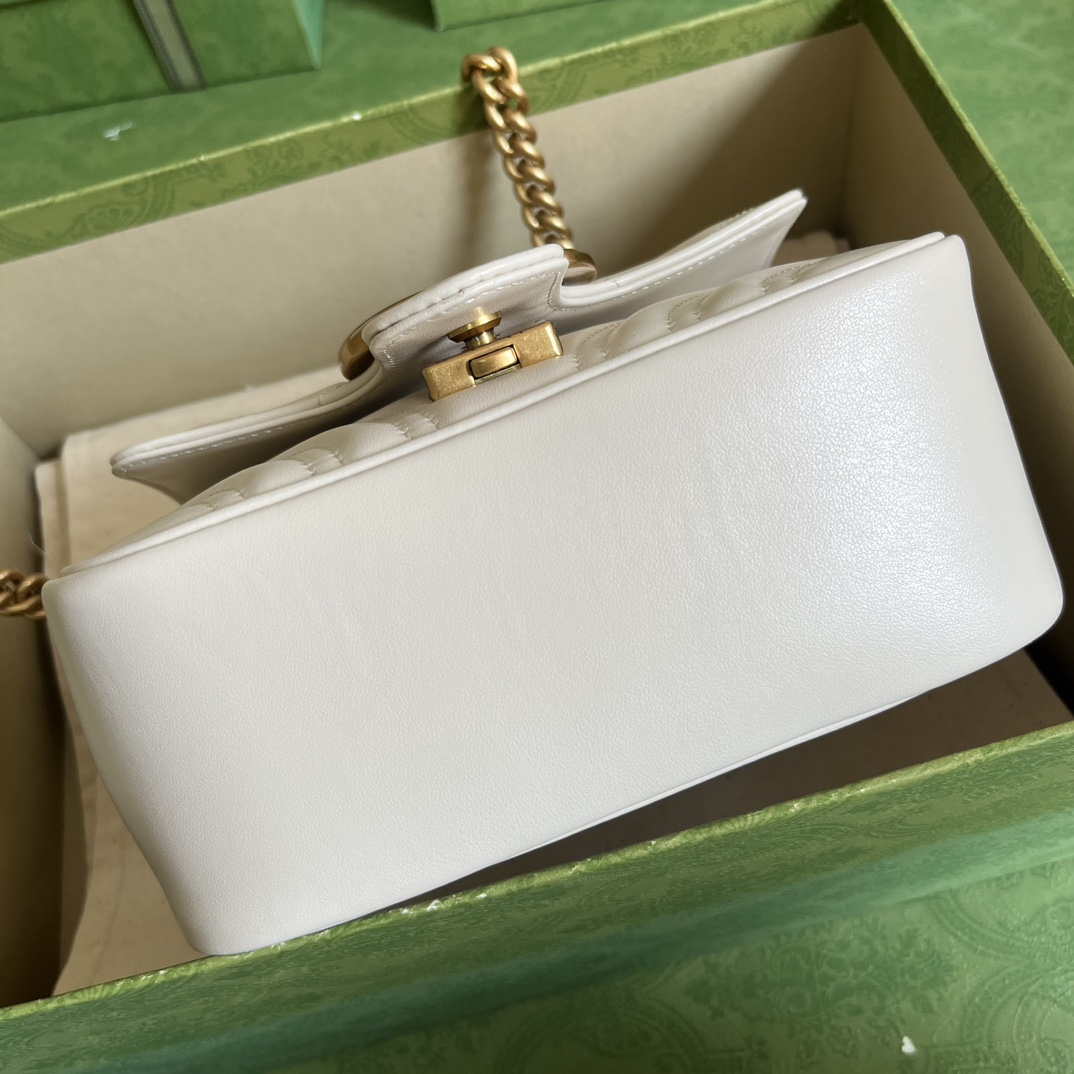Wholesale Luxury Gucci Marmont Gg White 739682 - Image 7