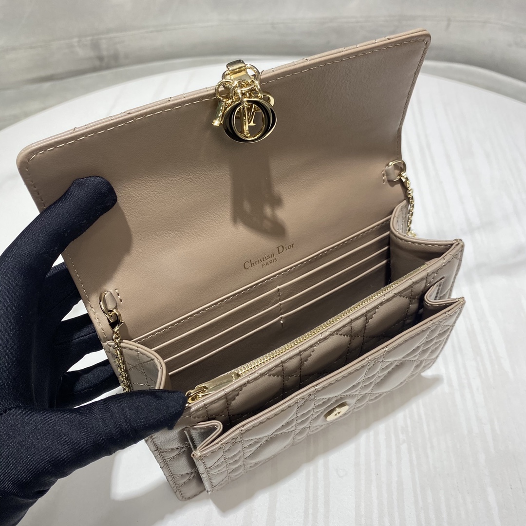Wholesale Luxury Dior Lady Dior Chain Pouch S0937Onmj_M116 - Image 3