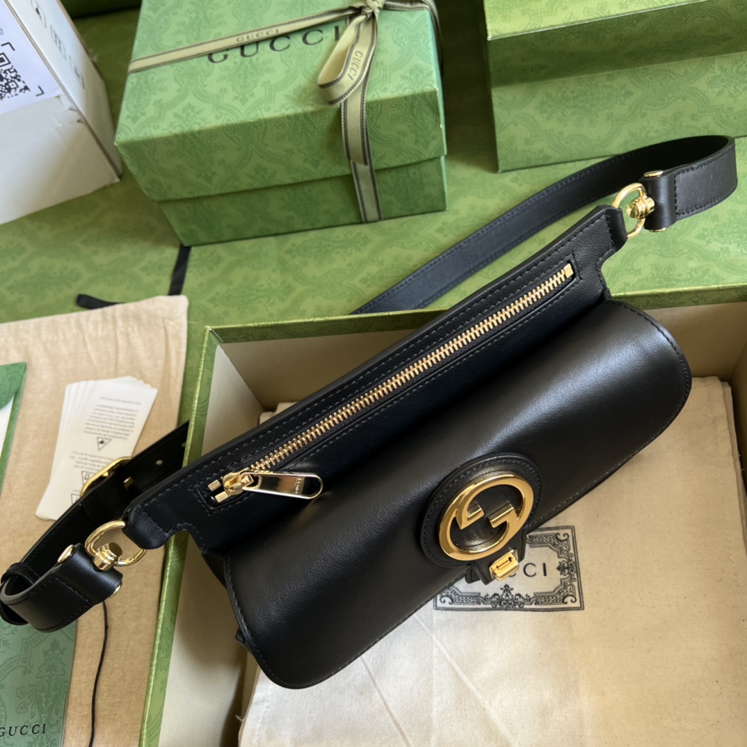 Wholesale Luxury Gucci Blondie Belt Bag Black 718154 - Image 3