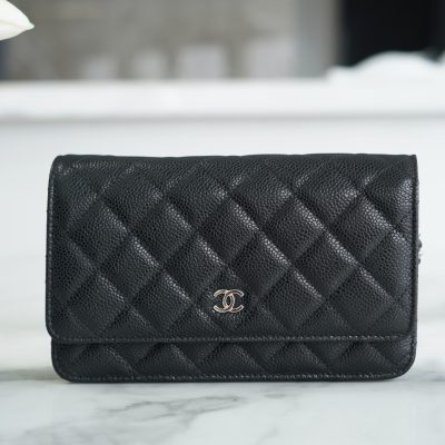 Wholesale Luxury Chanel Woc Black