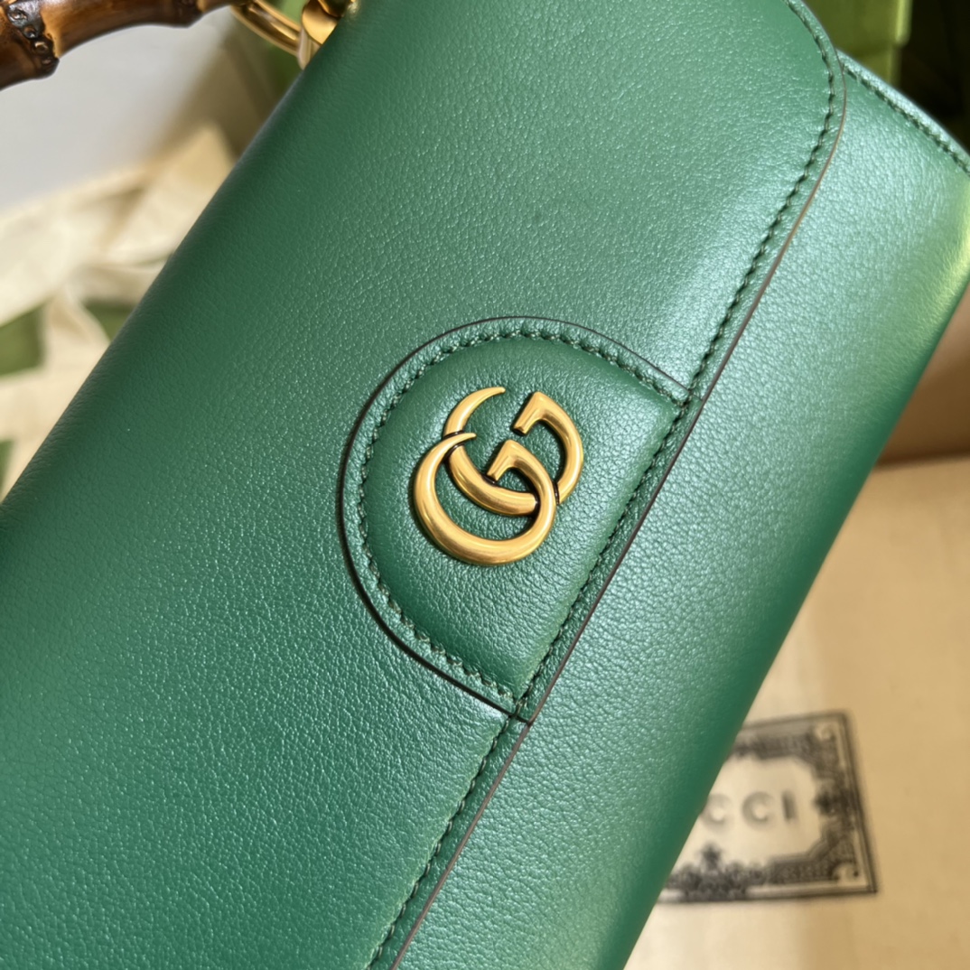 Wholesale Luxury Gucci Gg Small Top Handle Bag With Bamboo - Image 5
