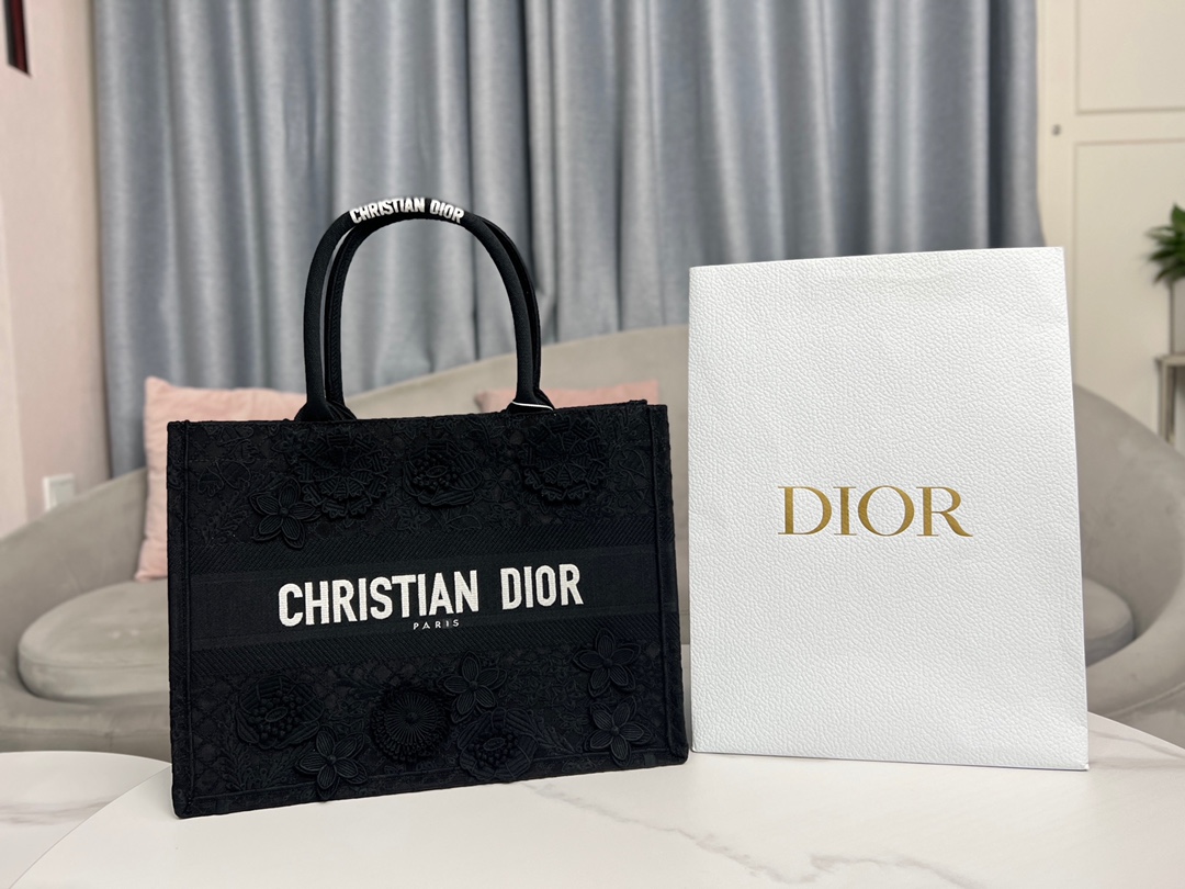 Wholesale Luxury Dior Book Tote Medium D-Lace Macrame M1296Zeax_M911 - Image 9