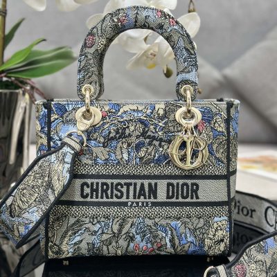 Wholesale Luxury Dior Medium Lady D-Lite Bag M0565Orzi_M49E